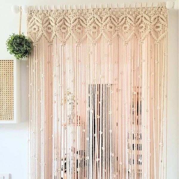 Macrame Curtains - Boho Home Decor